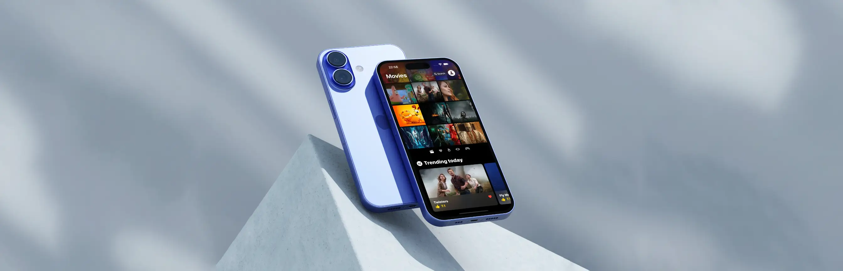 MovieLookup – Movie Database App Product Render - 2